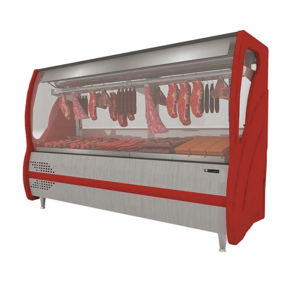 Exhibidora P/Carne 2m C/Placa Italux